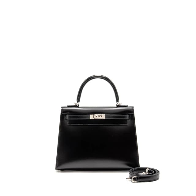 Hermès kelly 25 box black SHW stamp Z in Black Box leather from EMIER, photo 1 of 1