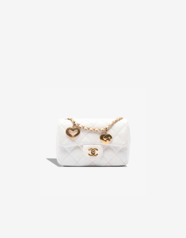 Chanel Timeless Mini Square Lamb White in White Lambskin from SACLÀB, photo 1 of 1