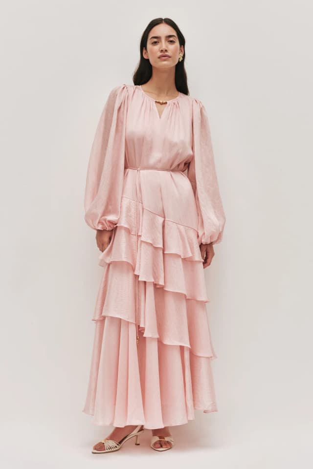 AJE Sevilla Maxi Dress in TEA BLOSSOM, image 1 of 1 from Aje