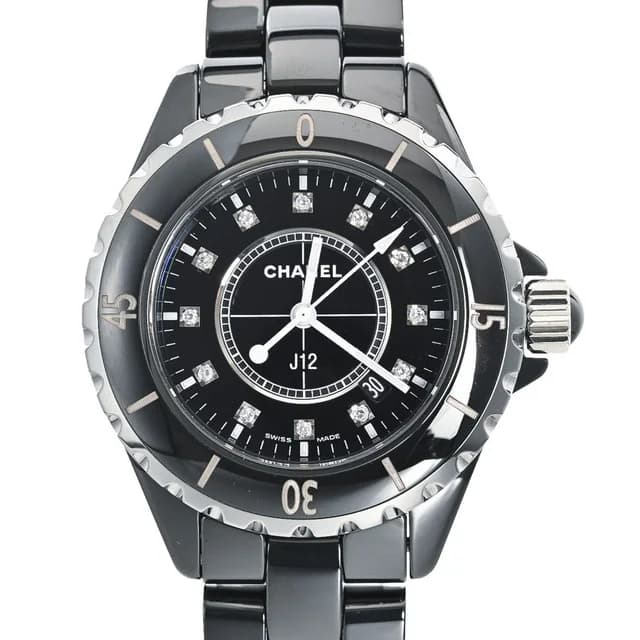 Chanel J12 Watch 33 Black in Black Ceramic from The Reluxe, photo 1 of 1