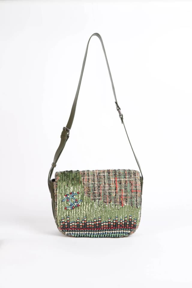 Chanel Paris Cuba Havana's Stroll Messenger Bag in Tweed from Break Archive, photo 1 of 1