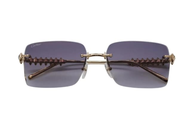 Cartier Crush Sunglasses Eyewear Gray Gold in Grey from The Reluxe, photo 1 of 1