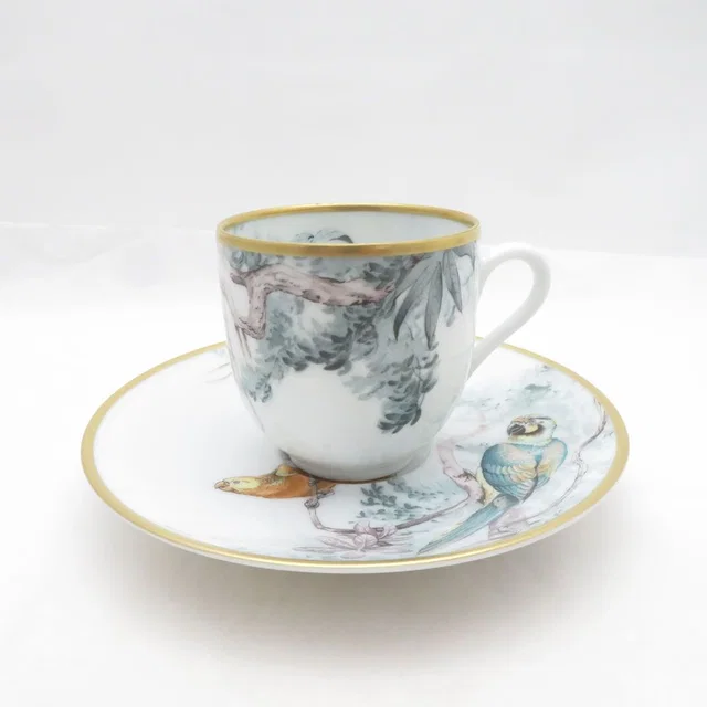 Hermès Equateur Sketch Coffee Cup & Saucer from The Reluxe, photo 1 of 1