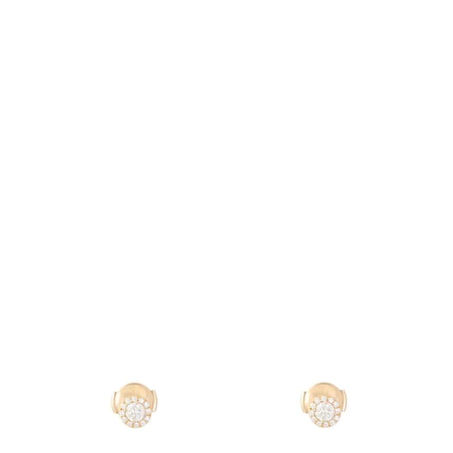 Tiffany & Co. Soleste Diamond 18k Rose Gold Stud Earrings in Pink from Luxe.It.Fwd, photo 1 of 1