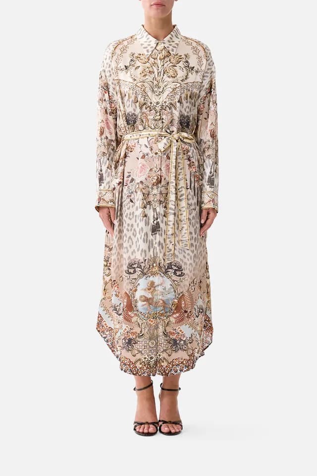 Camilla eBoutique SHIRT DRESS WITH BACK BUTTON DETAIL ARANJUEZ ANIMALIA, image 1 of 1 from CAMILLA