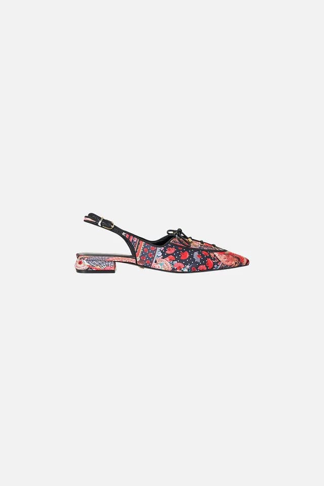 Camilla eBoutique ELENA LACE UP FRONT POINTED SLINGBACK DAUGHTERS OF DUENDE, image 1 of 1 from CAMILLA
