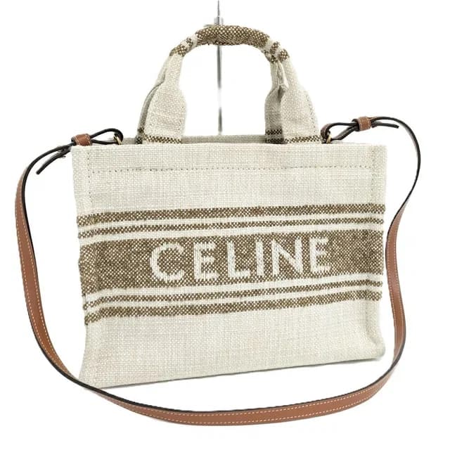 Celine Small Cabas Thais 2-Way Bag Canvas Beige in Beige Canvas from The Reluxe, photo 1 of 1