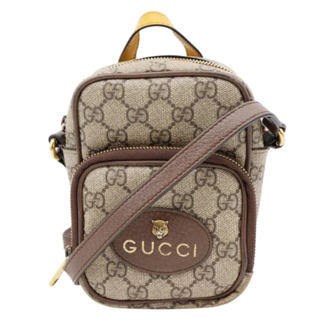 Gucci Neo Vintage Mini GG Supreme Canvas Crossbody Bag Beige 658556 in Beige Canvas from Dallas Designer Handbags, photo 1 of 1