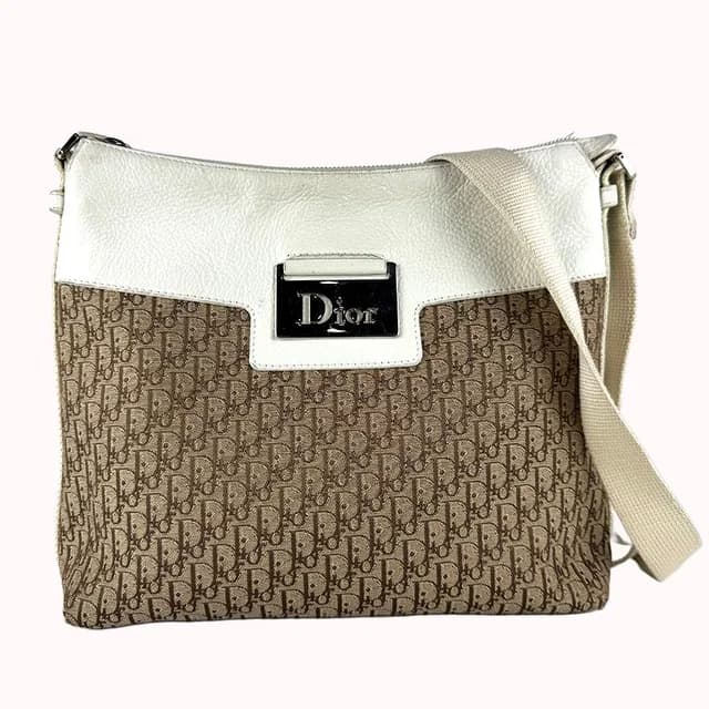 Dior Shoulder Bag Ivory in White Canvas from The Reluxe, photo 1 of 1