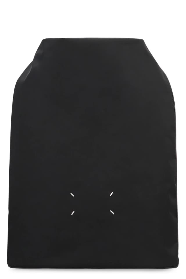 Maison Margiela Roll Up Backpack — Black Polyamide in Black Leather from HEWI, photo 1 of 1