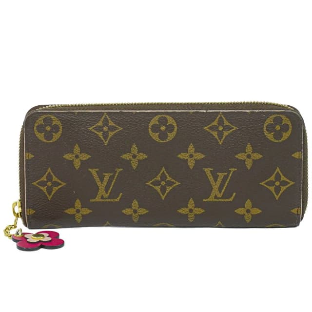 LV Portefeuille Clemence Flower Charm Monogram Wallet Brown in Brown Clemence leather from The Reluxe, photo 1 of 1