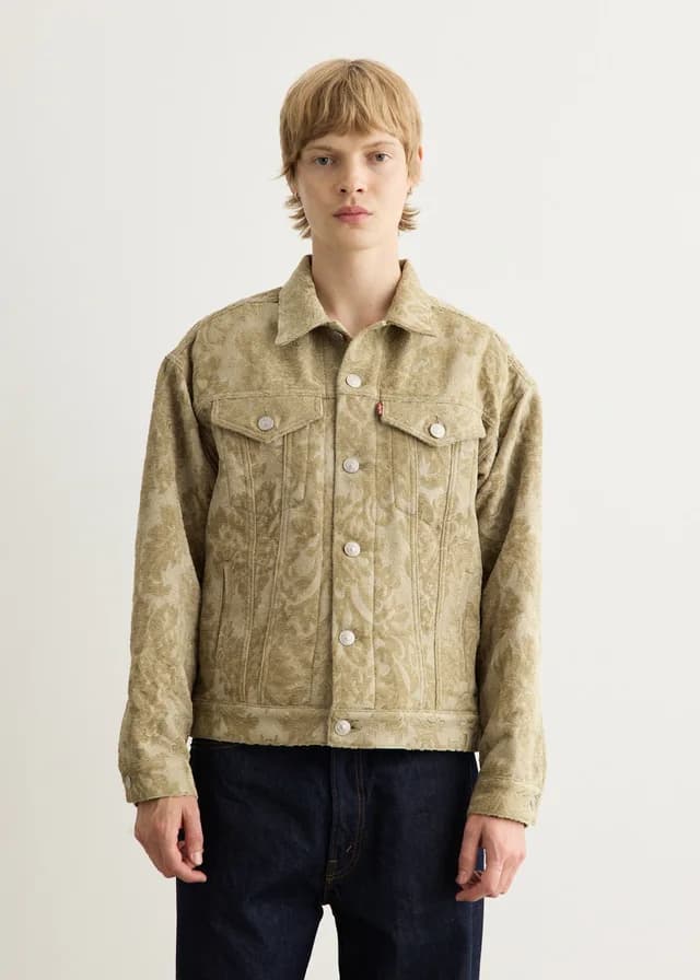 Junya Watanabe x Levis Damask Jacket in 1 BEIGE, image 1 of 1 from Incu