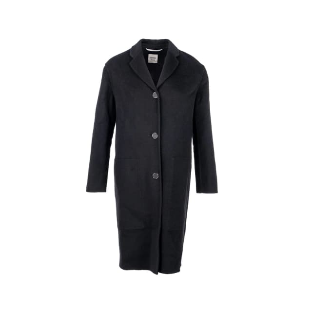 Hermès Size 32 Manteau Souple Cashmere Coat Double-sided Baby Cashmere Black in Black Cashmere from EMIER, photo 1 of 1