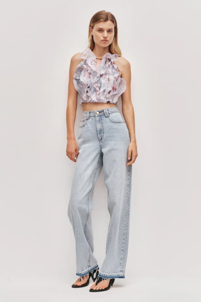 AJE Cleo Top in FULL BLOOM, image 1 of 1 from Aje