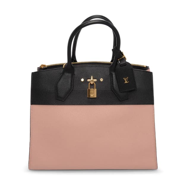 Louis Vuitton Taurillon City Steamer MM Bag in Bi-Colour from Blue Spinach, photo 1 of 1