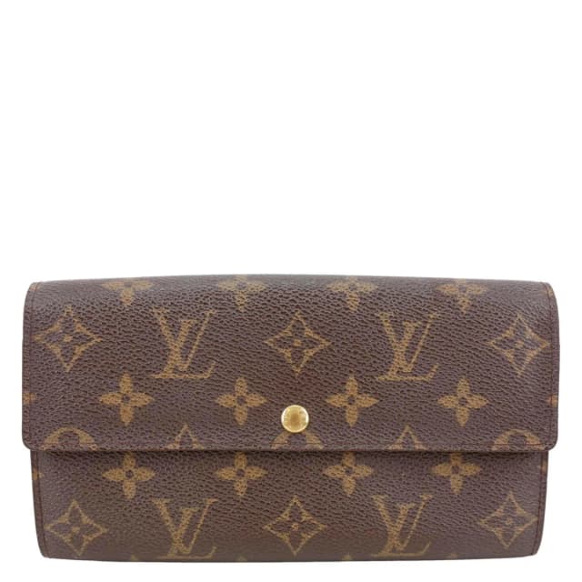 Louis Vuitton Sarah Vintage Monogram Canvas Wallet Brown in Brown Coated canvas from Dallas Designer Handbags, photo 1 of 1