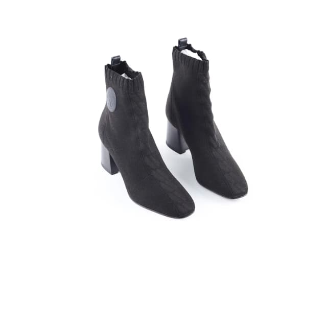 Hermès Jenna 60 Ankle Boots Black - Size 37 in Black Calfskin from The Purse Affair, photo 1 of 1