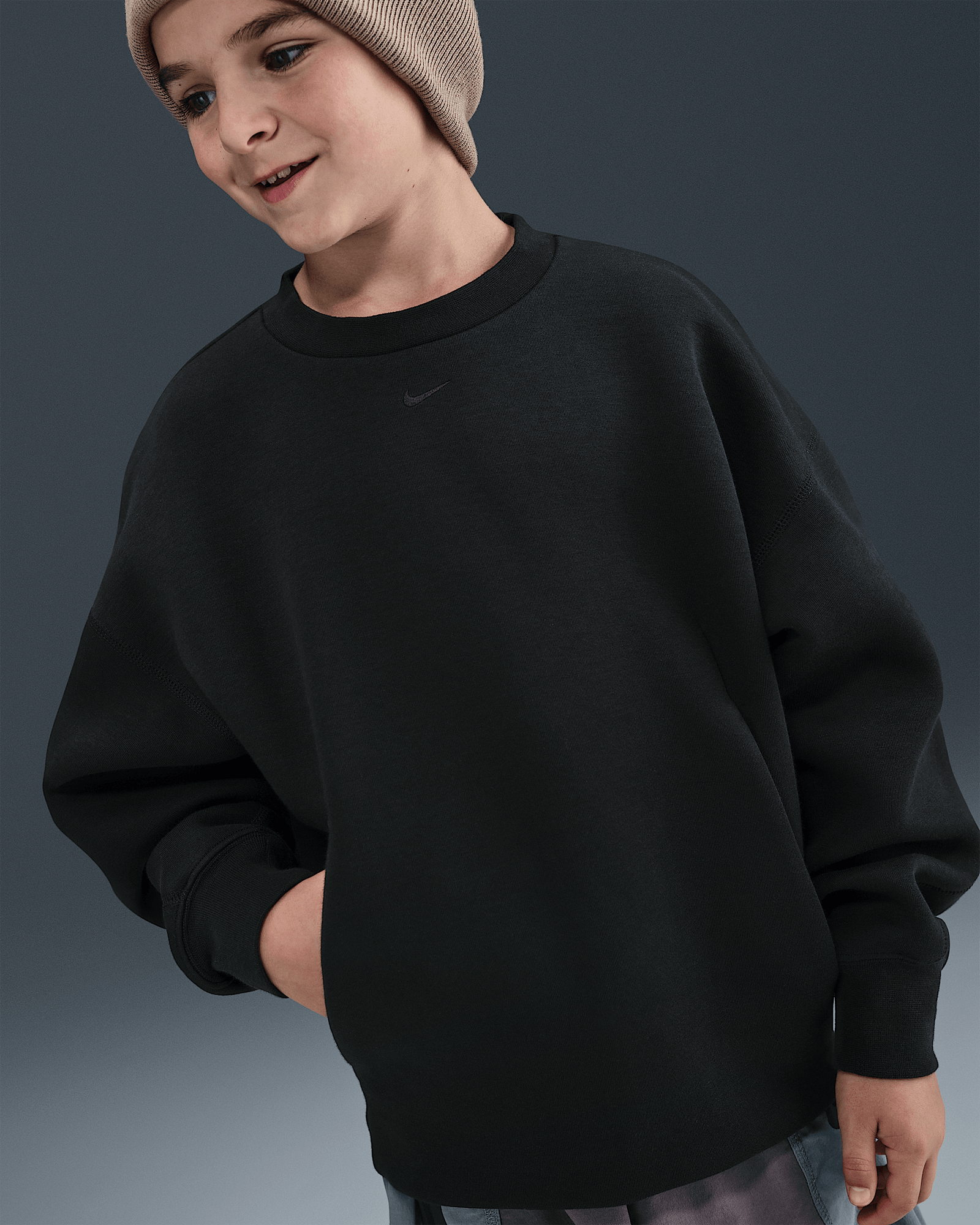 Nike Sportswear Tech Fleece in Black/Black, image 1 of 1 from Nike