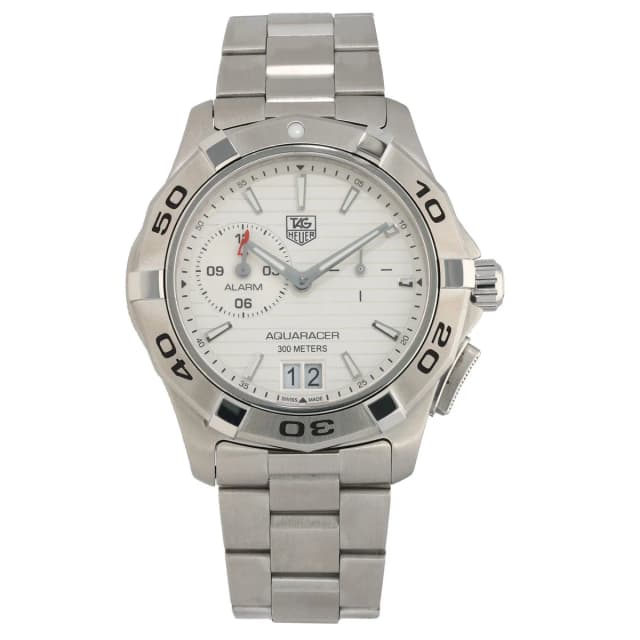 TAG Heuer Aquaracer WAP111Y 40mm Stainless Steel Watch from H&T, photo 1 of 1
