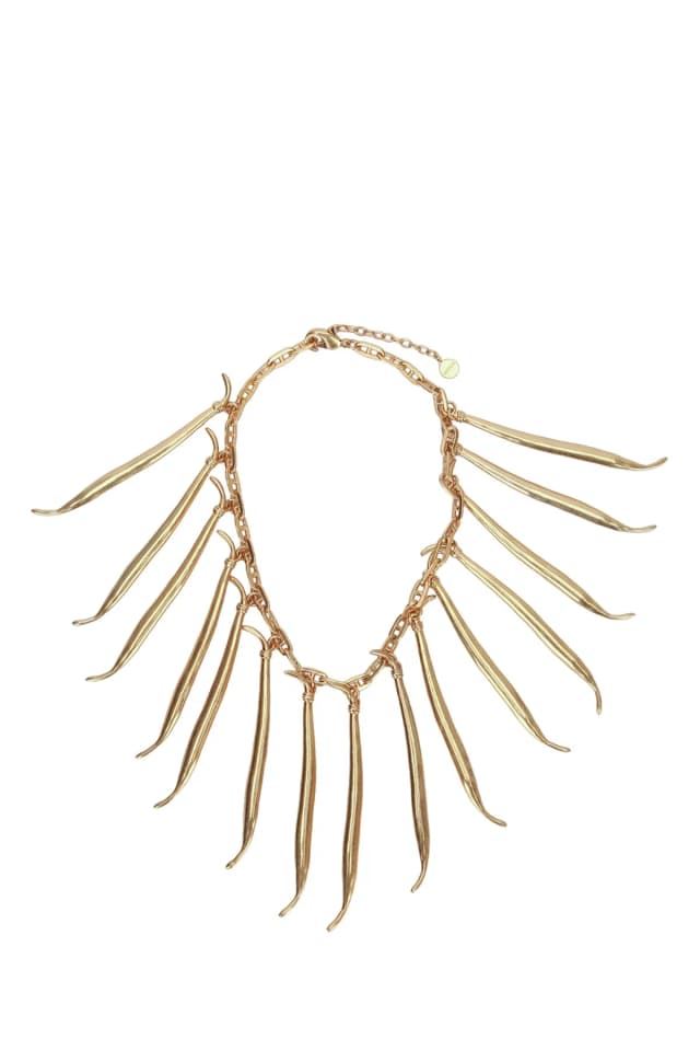 Jacquemus Collier Necklace — Gold Principal:brass Aluminium Necklaces in Gold from HEWI, photo 1 of 1
