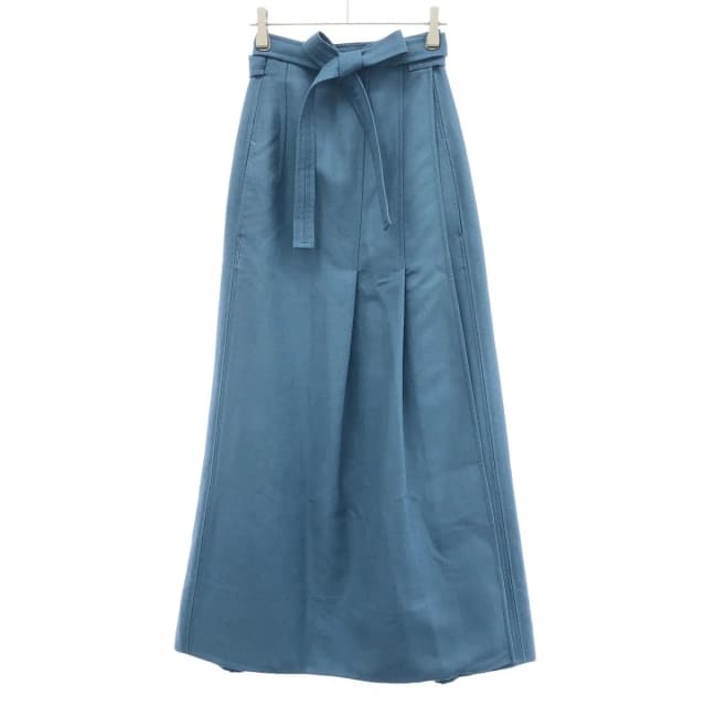 Celine by Phoebe Philo Wrap Skirt 2 Blue 34 in Blue Silk from The Reluxe, photo 1 of 1