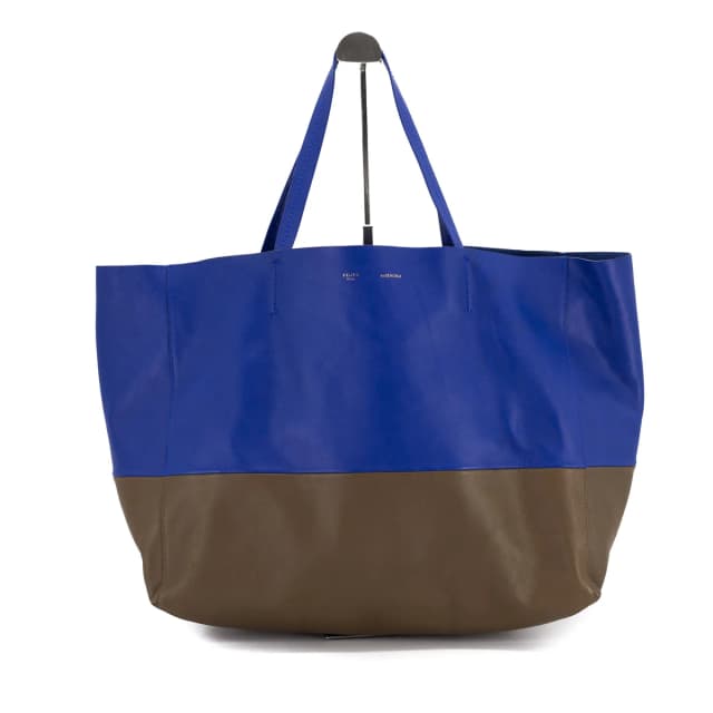 Celine Shoppers Tote Two Toned Blue/Grey in Blue Leather from The Purse Affair, photo 1 of 1