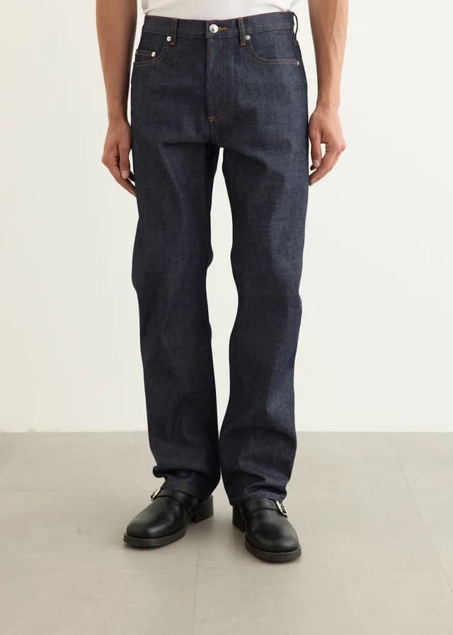 A.P.C. Standard Jeans in Indigo IAI, image 1 of 1 from Incu