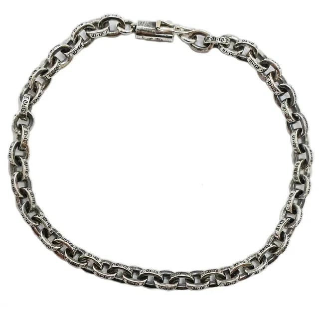 Chrome Hearts Ten Paper Chain Bracelet 14K Silver in Silver from The Reluxe, photo 1 of 1
