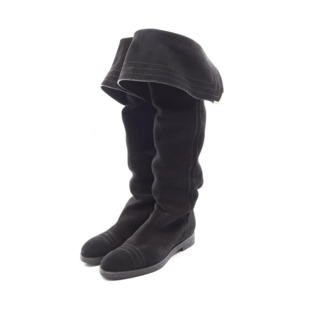 Louis Vuitton Boots Long Suede in Suede from The Reluxe, photo 1 of 1