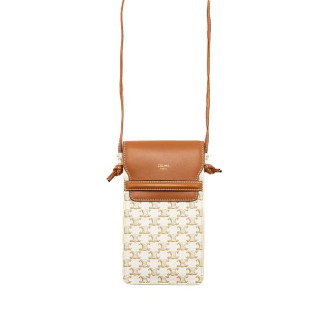 Celine Phone Pouch in Brown Lambskin from EMIER, photo 1 of 1
