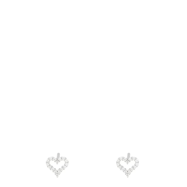 Tiffany & Co. Hearts Diamond Platinum Stud Earrings from Luxe.It.Fwd, photo 1 of 1