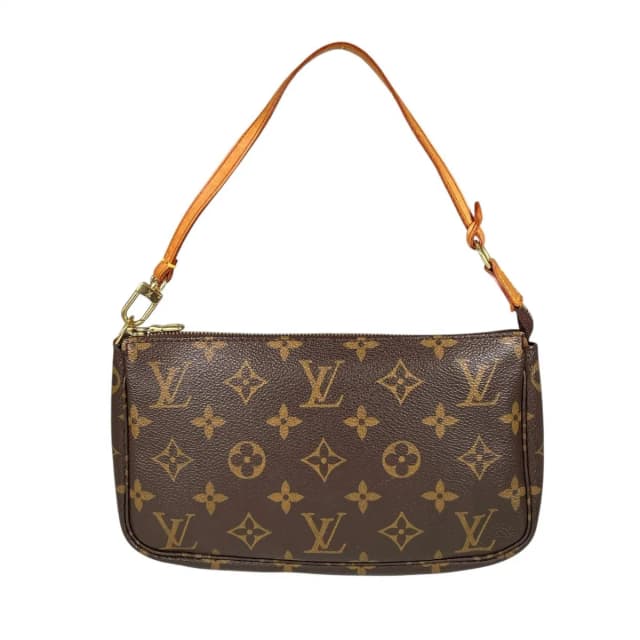 Louis Vuitton Pochette Accessoires Handbag Monogram Canvas Brown in Brown Coated canvas from The Reluxe, photo 1 of 1