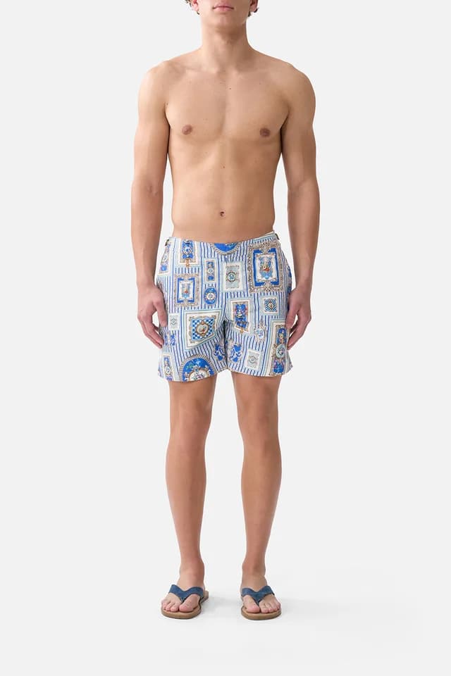 Camilla eBoutique MID LENGTH BOARDSHORT WITH FIXED WAIST OTTOMAN OPULENCE, image 1 of 1 from CAMILLA