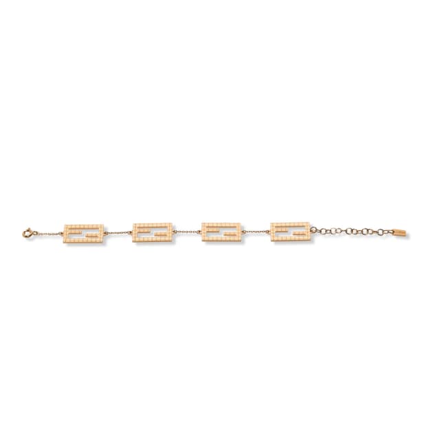 Fendi Metal Baguette Bracelet in Gold Tone from Blue Spinach, photo 1 of 1