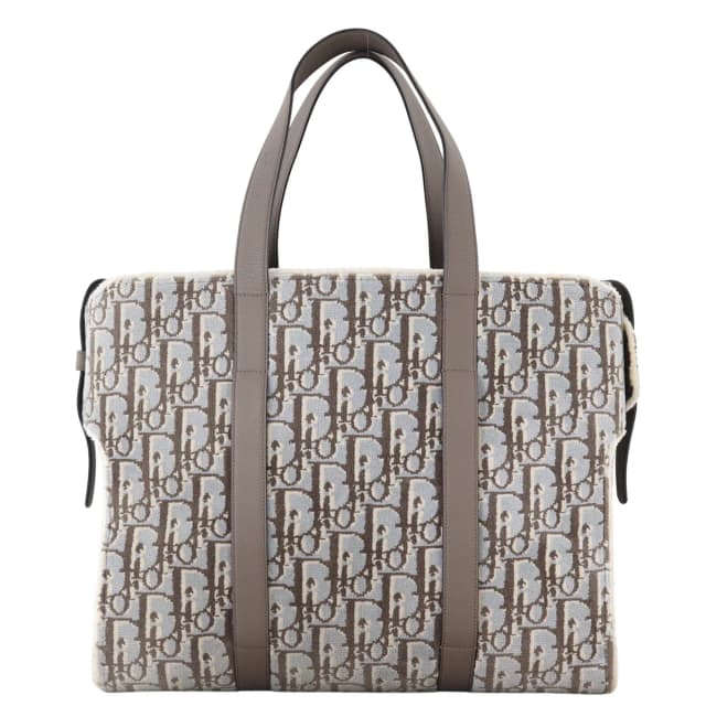 Dior Corolle Tote Large Oblique in Wool from Luxe.It.Fwd, photo 1 of 1