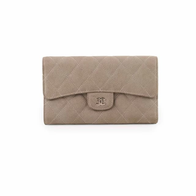 Chanel Long Wallet Grey in Grey from The Purse Affair, photo 1 of 1