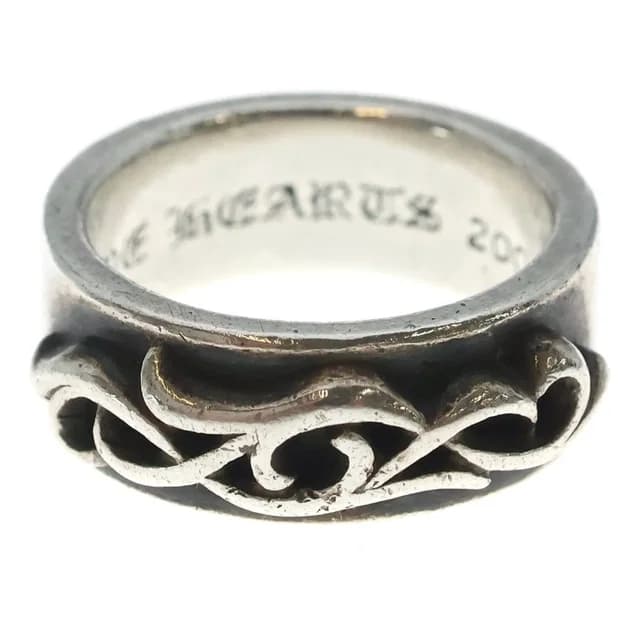 Chrome Hearts Dbl Narrow Vine Band Double Ring Silver in Silver from The Reluxe, photo 1 of 1