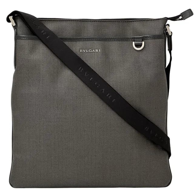 Bvlgari Weekend Shoulder Bag Gray Black in Black from The Reluxe, photo 1 of 1