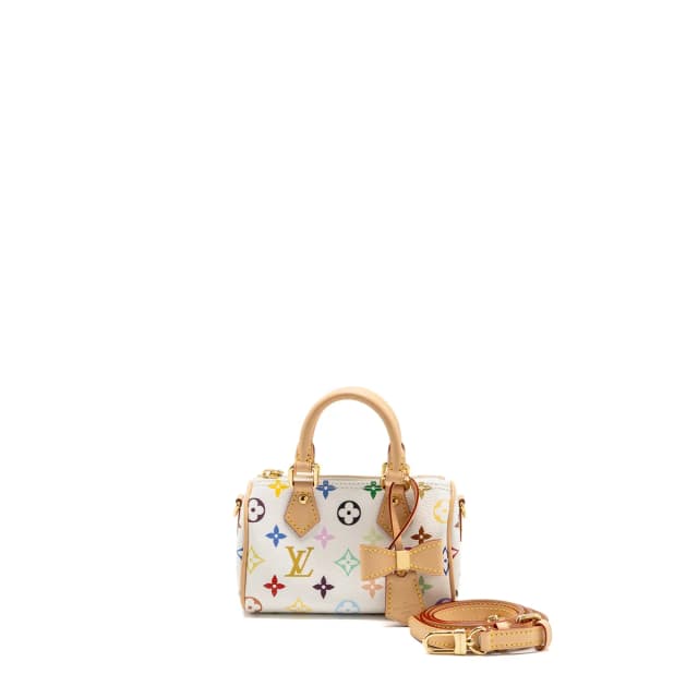 Louis Vuitton Takashi Murakami Nano Speedy Monogram Canvas/Leather White/Multicolour GHW in White Coated canvas from EMIER, photo 1 of 1