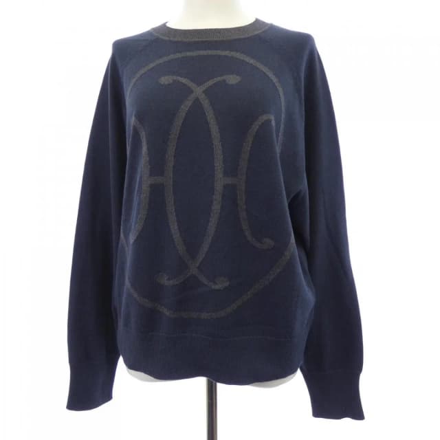 Hermès Knit Sweater Navy in Navy from The Reluxe, photo 1 of 1