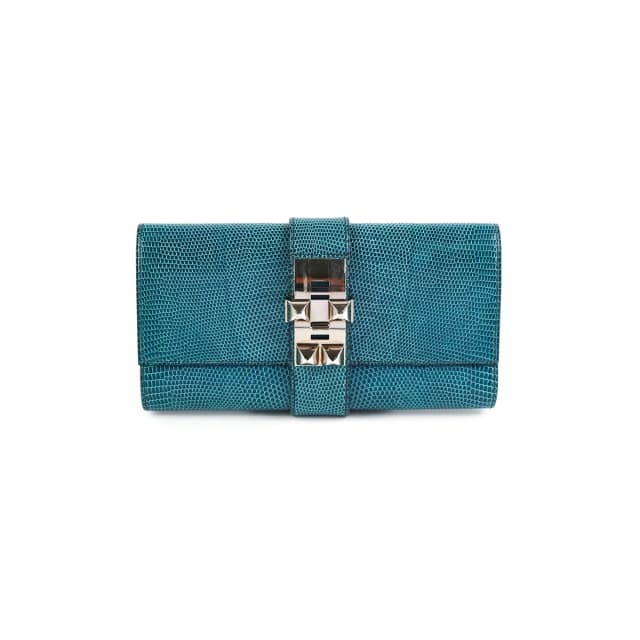 Hermès Medor Lizard Clutch - R Stamp 2014 in Lizard from The Purse Affair, photo 1 of 1