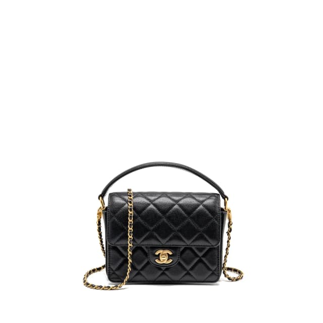 Chanel 24k Top Handle Messenger Bag in Black Caviar leather from EMIER, photo 1 of 1
