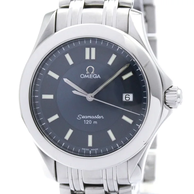 Omega Seamaster 120M Steel Quartz Mens Watch 2511.82 Polished in Blue from Elady, photo 1 of 1