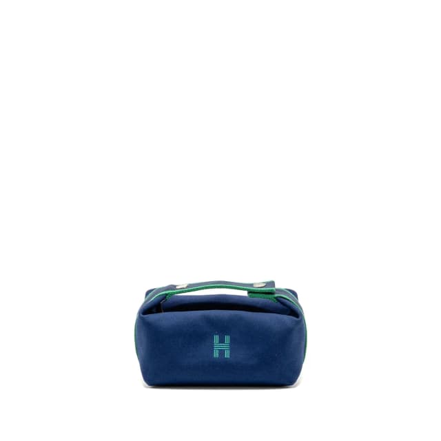 Hermès Trousseau de Toilette Bride A Brac PM Marine SHW in Navy Canvas from EMIER, photo 1 of 1