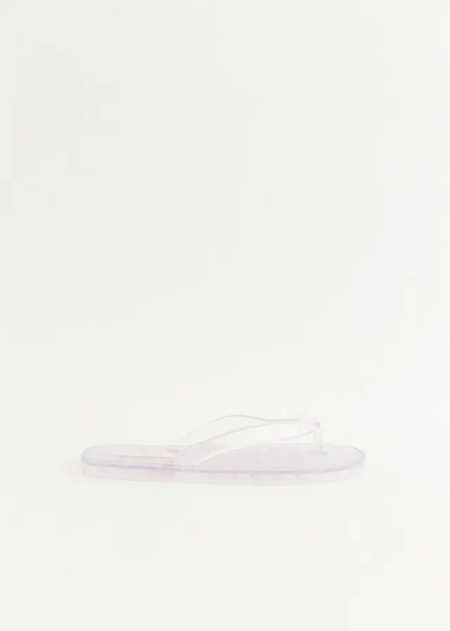 St Agni Jelly Flip Flops in Transparent, image 1 of 1 from Incu
