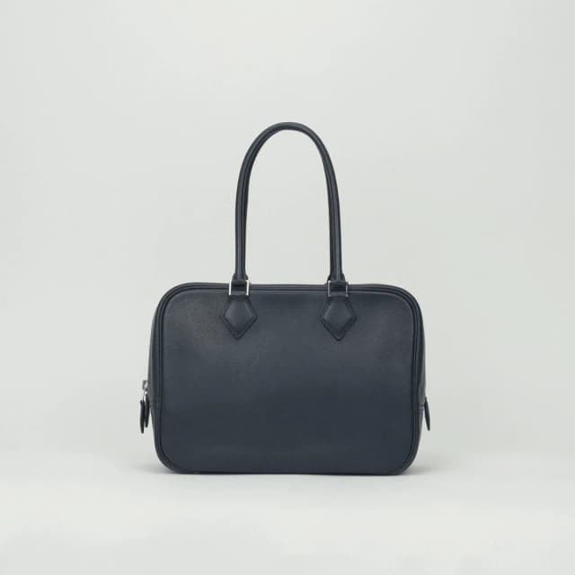 Hermès Plume 28 Tote Evercolor Blue Indigo Navy Silver Handbag Business in Navy from The Reluxe, photo 1 of 1