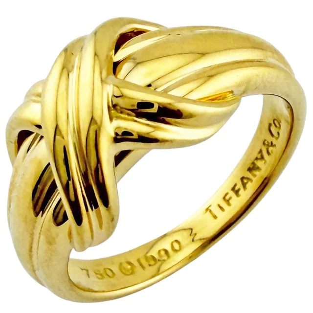 Tiffany & Co. Signature Ring 18K Gold in Gold from The Reluxe, photo 1 of 1