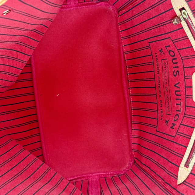 Louis Vuitton Brown Monogram Neverfull MM Tote Bag in Brown Coated canvas from SparklesnDreams, photo 1 of 1