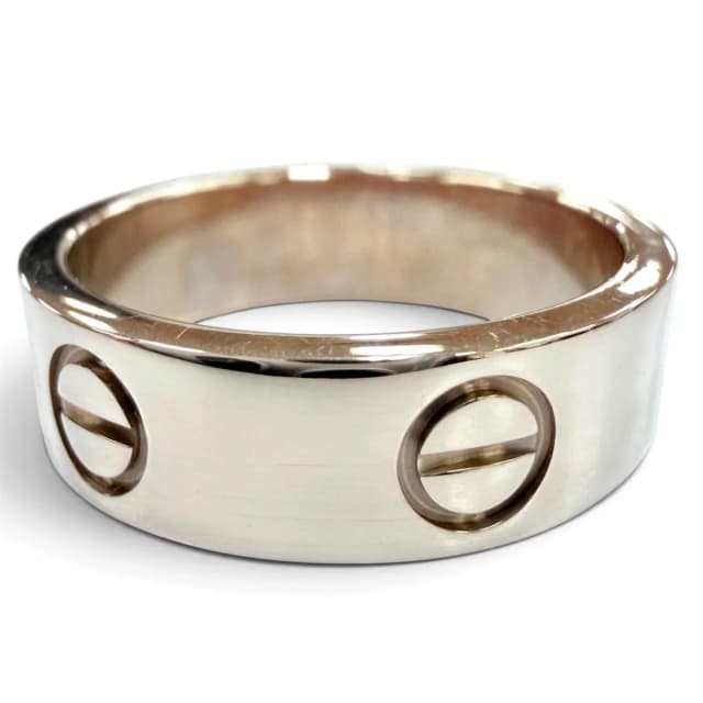 Cartier Love Ring Crack Model White Gold 51 JP in White from The Reluxe, photo 1 of 1