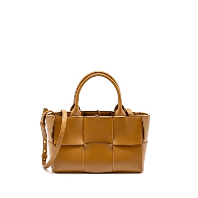 Bottega Veneta Mini Arco Tote Lambskin Camel GHW in Brown Lambskin from EMIER, photo 1 of 1